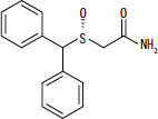 Armodafinila ķīmiskā struktūra