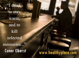 Alkohola atkarības piedāvājums - es dzeru, lai paliktu silts un nogalinātu izvēlētās atmiņas ...